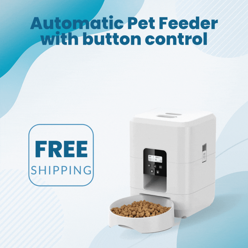 Smart Pet Feeder 2L - App/Button