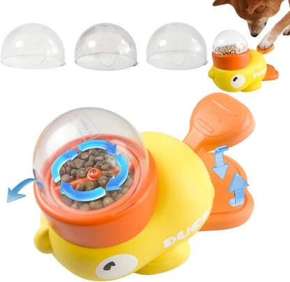 Interactive Duck Dog Feeder Toy
