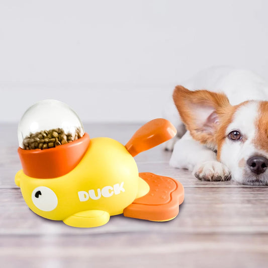 Interactive Duck Dog Feeder Toy