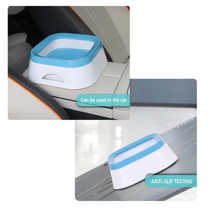 Smart Anti-Splash Water Bowl for Dogs & Cats – 1L Large Capacity, No-Spill Design