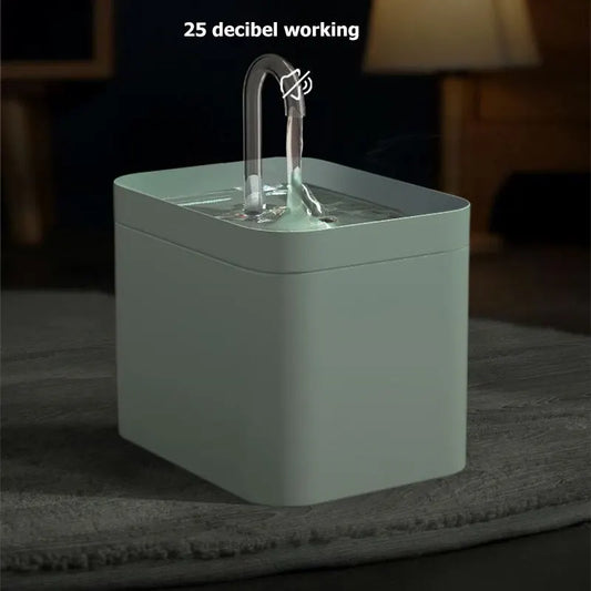 Smart Pet Water Fountain – 1.5L, Recirculating Filter