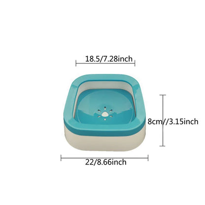 Smart Anti-Splash Water Bowl for Dogs & Cats – 1L Large Capacity, No-Spill Design