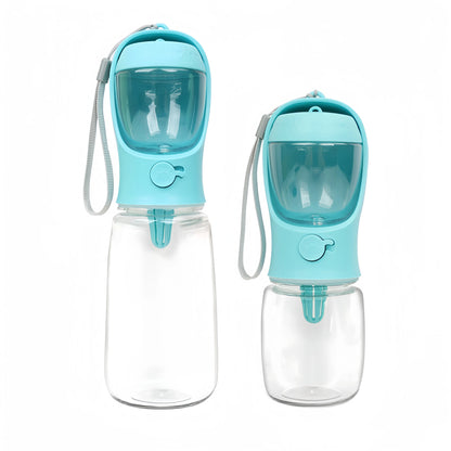 2-in-1 Travel Water & Food Bottle for Dogs and Cats