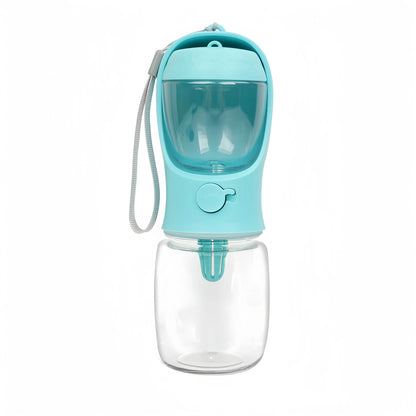2-in-1 Travel Water & Food Bottle for Dogs and Cats
