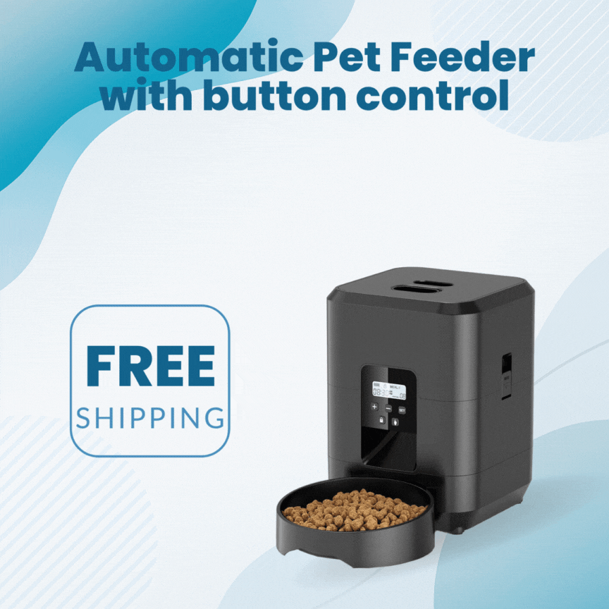 Smart Pet Feeder 2L - App/Button